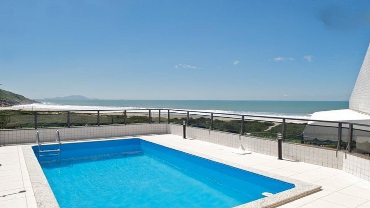 Linda Cobertura Frente Mar Com Piscina Privativa E Pe Na Areia! Daire Florianópolis Dış mekan fotoğraf
